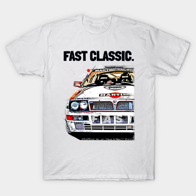 Lancia Delta art T-Shirt by Woohoo